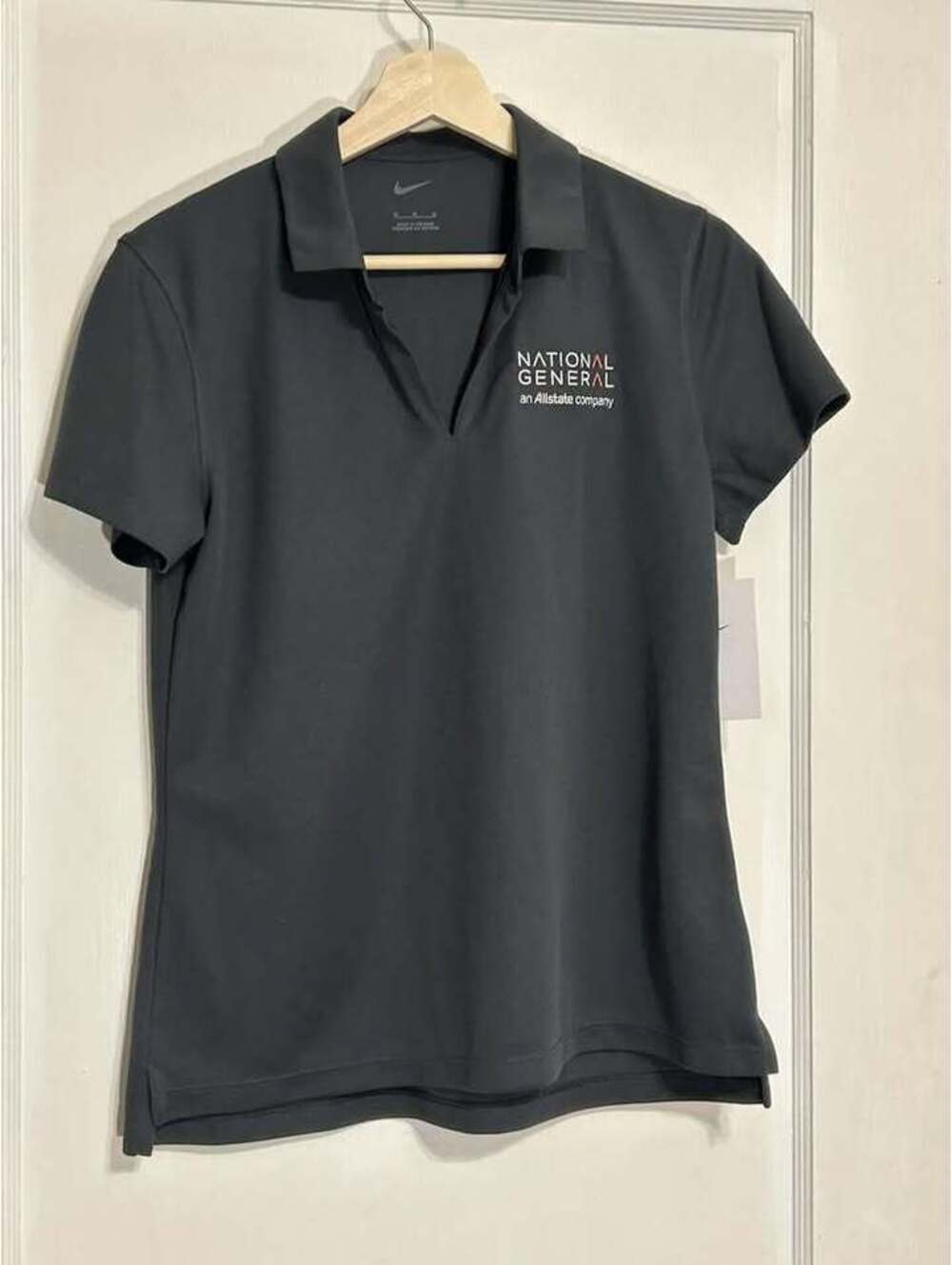 National General Insurance Nike Golf Polo Shirt Women’s M Dri-Fit Embroidered